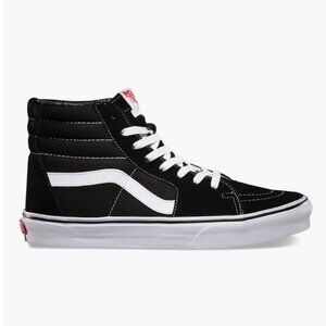 Vans Old Skool Sk8 Hi Top in Black Suede Men's 8, Women's 9.5, EXC condition